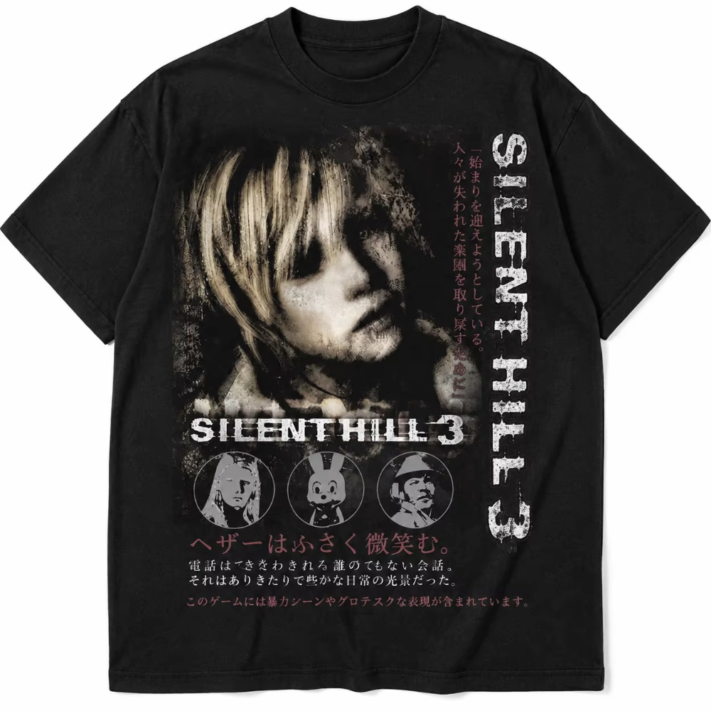 2026 Silent Hill 3 Men Women T - огляд і ціна Retro Gaming T Shirt