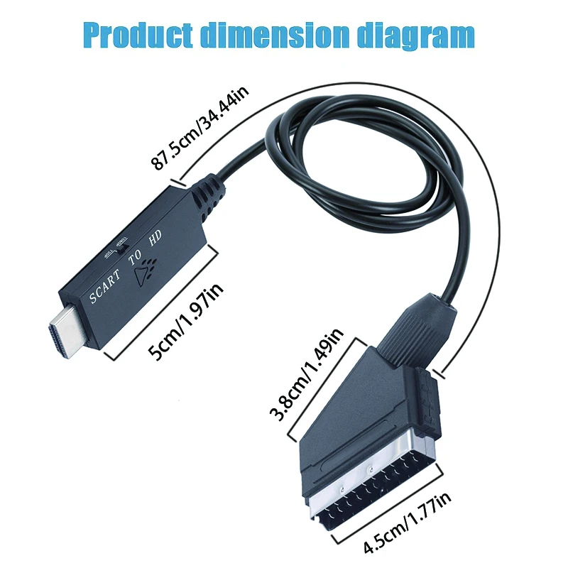 SCART to HDMI‑Compatible Conve - огляд і ціна Scart To Hdmi
