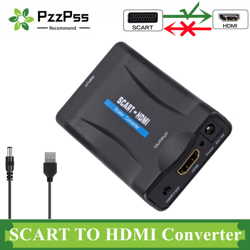 1080P SCART To HDMI-Compatible - огляд і ціна Scart To Hdmi