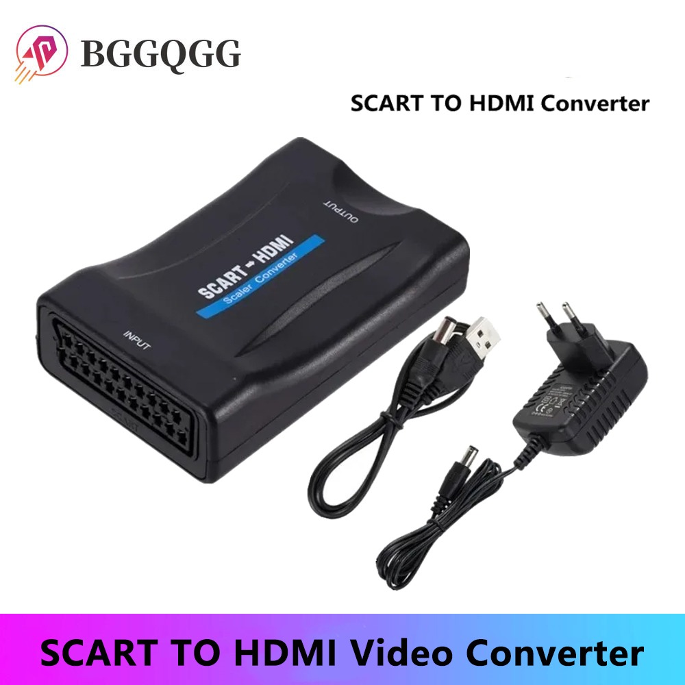 BGGQGG 1080P SCART To HDMI-com - огляд і ціна Scart To Hdmi